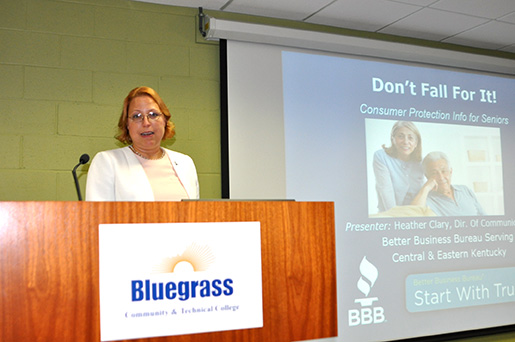 Heather Clary, Director of Communications with the Better Business Bureau of Lexington